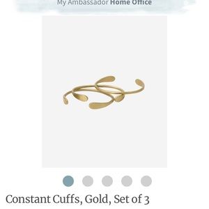 Noonday Constant Cuffs, Gold